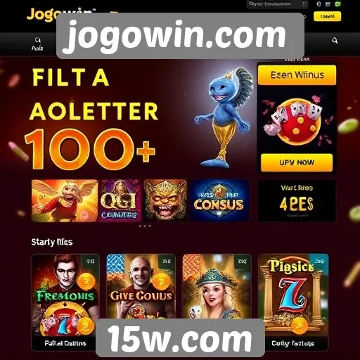 Análise da interface do site jogowin.com